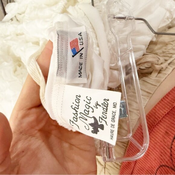 Petticoat Vintage Fender American Magic White Skirt Western Costume Rockabilly - Picture 7 of 8